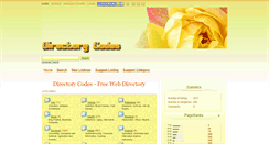 Desktop Screenshot of directorycodes.com
