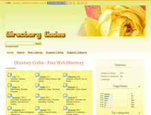 Tablet Screenshot of directorycodes.com